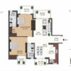 2 bhk -1425 - ss coarlwood - Golden Bricks
