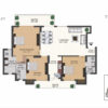 3 bhk -1890 -02- ss coarlwood - Golden Bricks