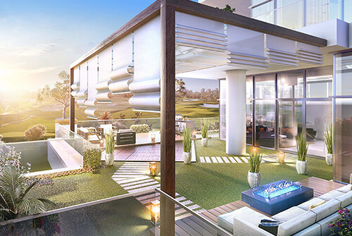 All Seasons Terrace Apartments by Damac - Golden Bricks -003